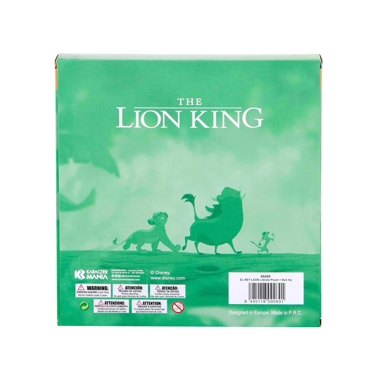 Coffret Journal + Stylo 6 Couleurs Disney Le Roi Lion « Sit » – Jaune
