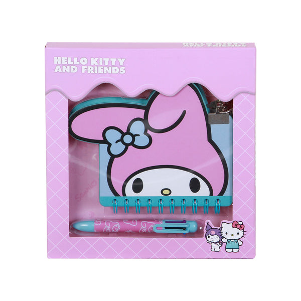 Coffret Journal + Stylo 6 Couleurs Hello Kitty « My Melody Face »