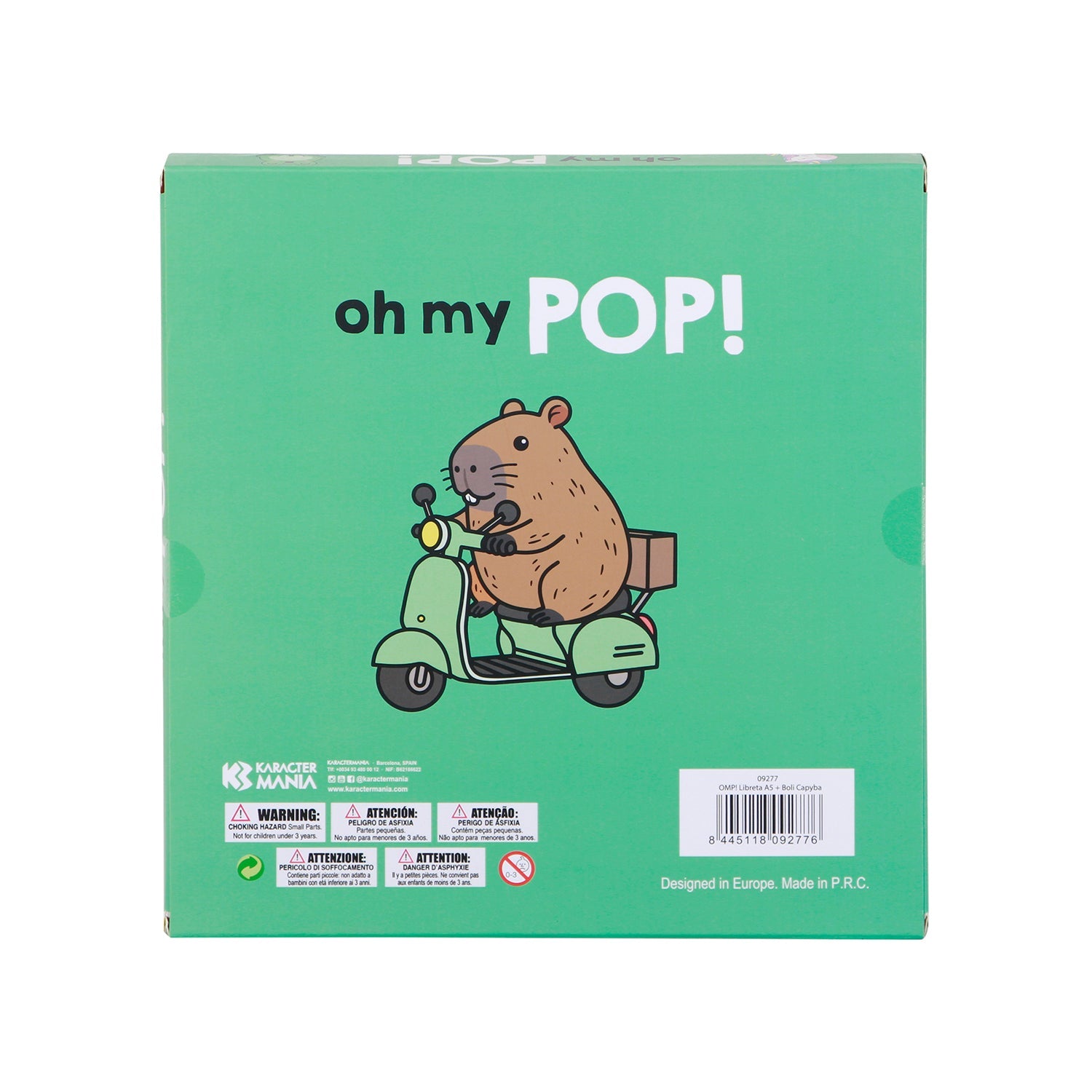 Coffret Journal + Stylo 6 Couleurs Oh My Pop! « Froggy » – Turquoise