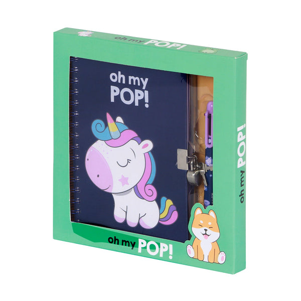 Coffret Journal + Stylo 6 Couleurs Oh My Pop! « Sweety »