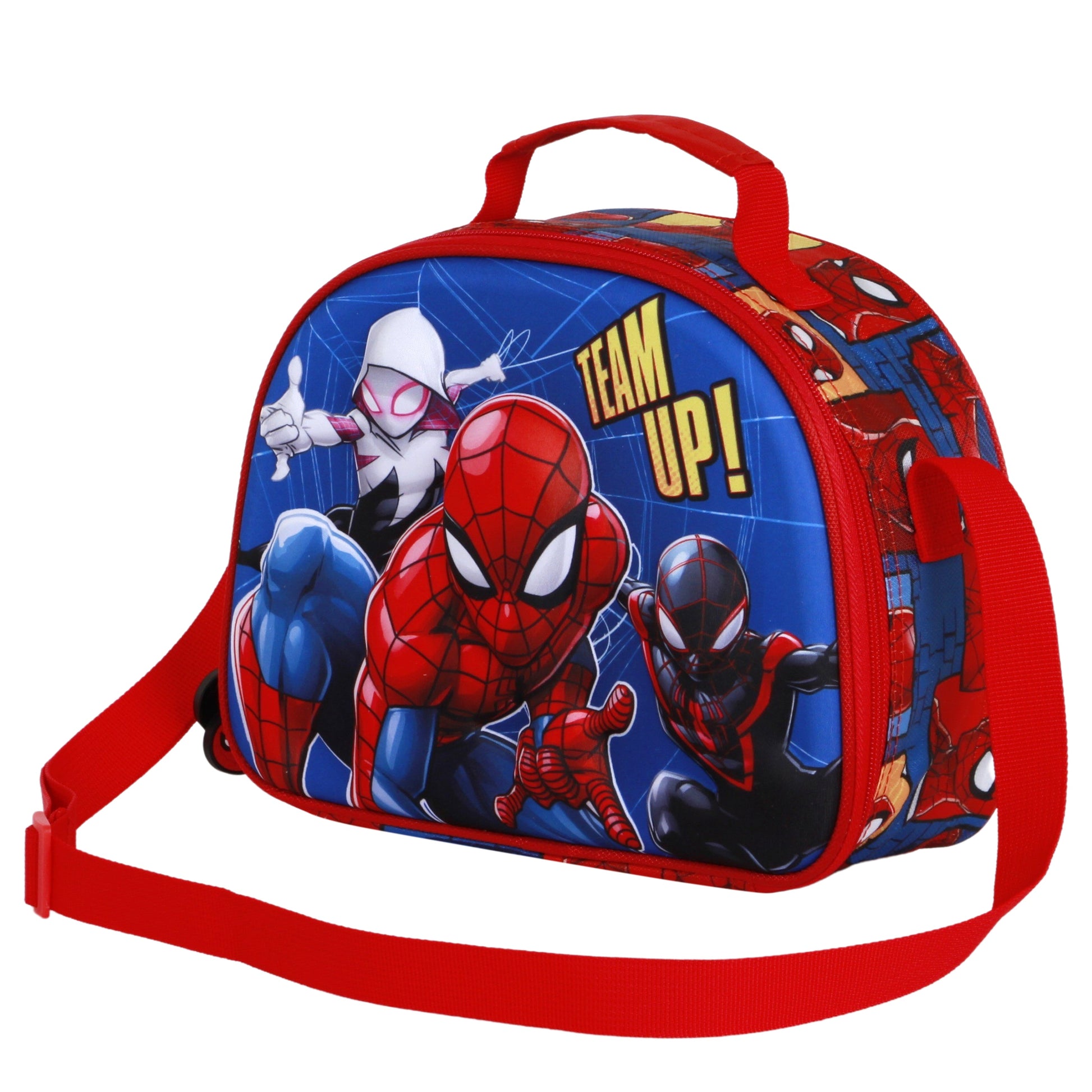 Sac Repas 3D Marvel Spider-Man « Best Team » – Bleu