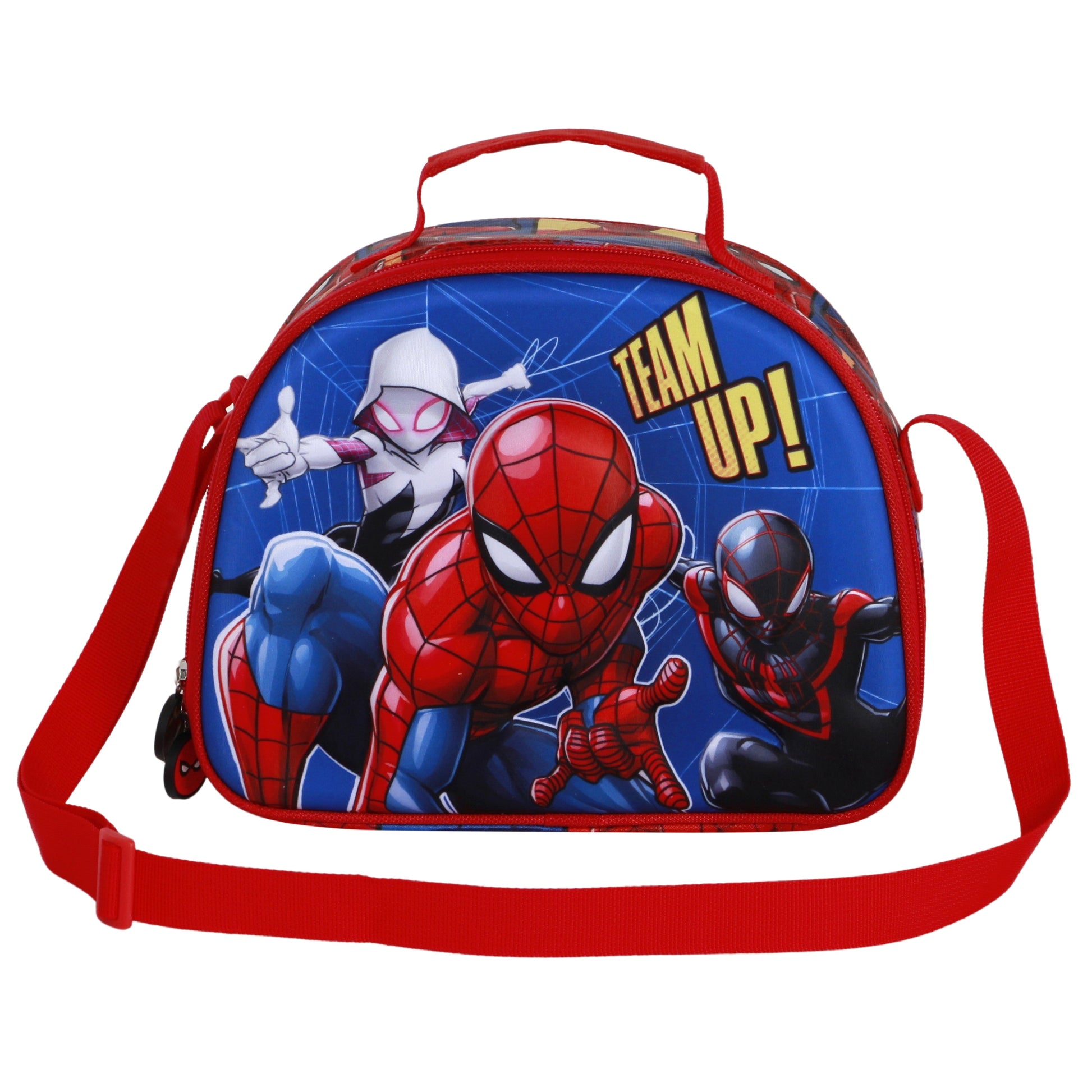 Sac Repas 3D Marvel Spider-Man « Best Team » – Bleu