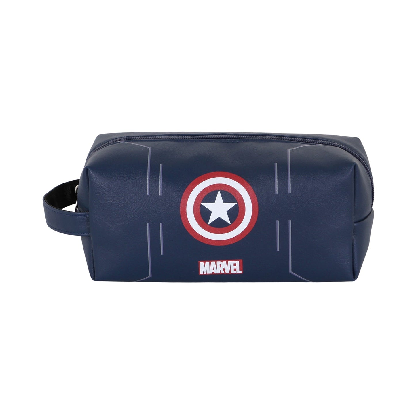 Trousse de Toilette de Voyage Brick PLUS Marvel Captain America « Starshield » – Bleu Foncé