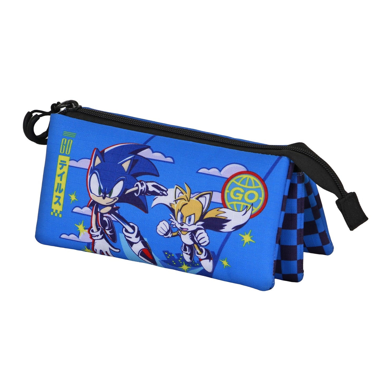 Trousse Triple Sonic the Hedgehog « Go »