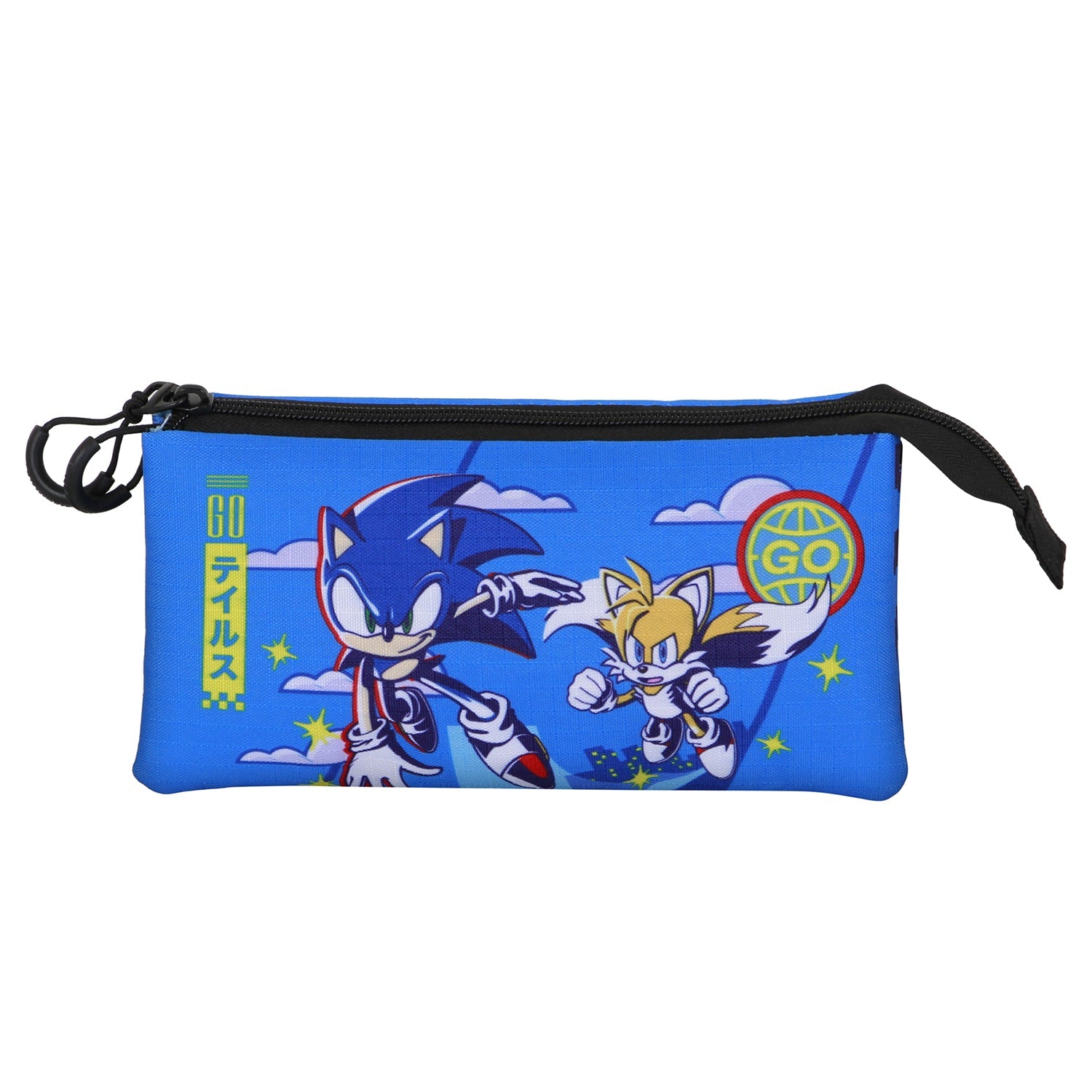 Trousse Triple Sonic the Hedgehog « Go »