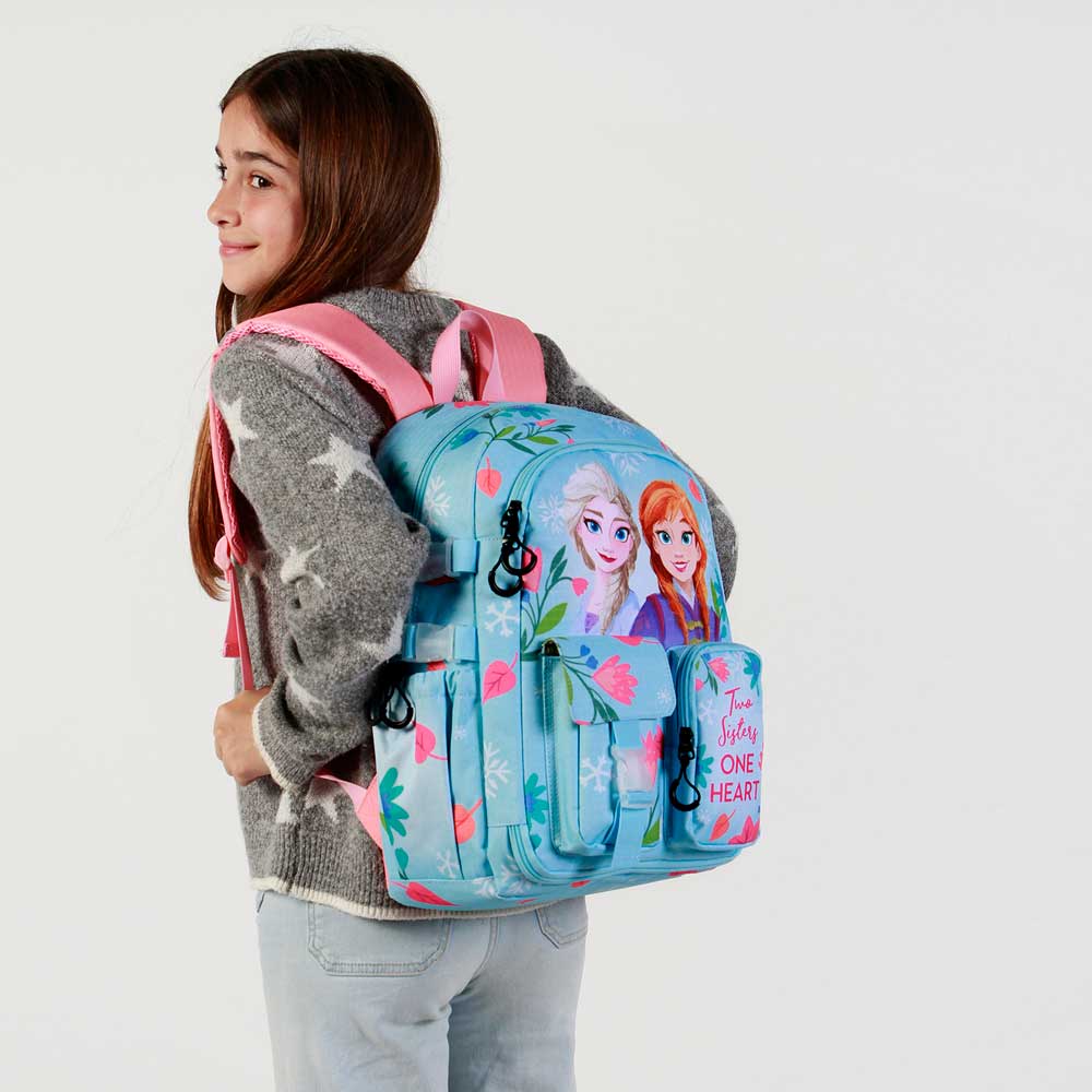 Sac à Dos Haru Disney La Reine des Neiges 2 « Heart » – Bleu