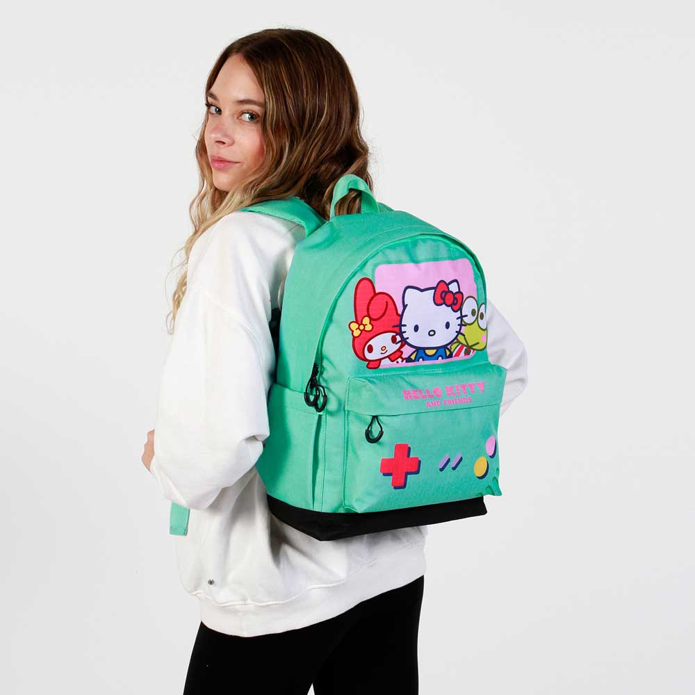 Sac à Dos HS FAN 3.0 Hello Kitty « Videogame » – Turquoise