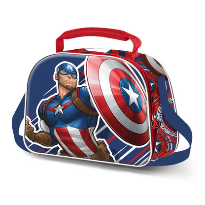 Sac Repas 3D Marvel Captain America « First »