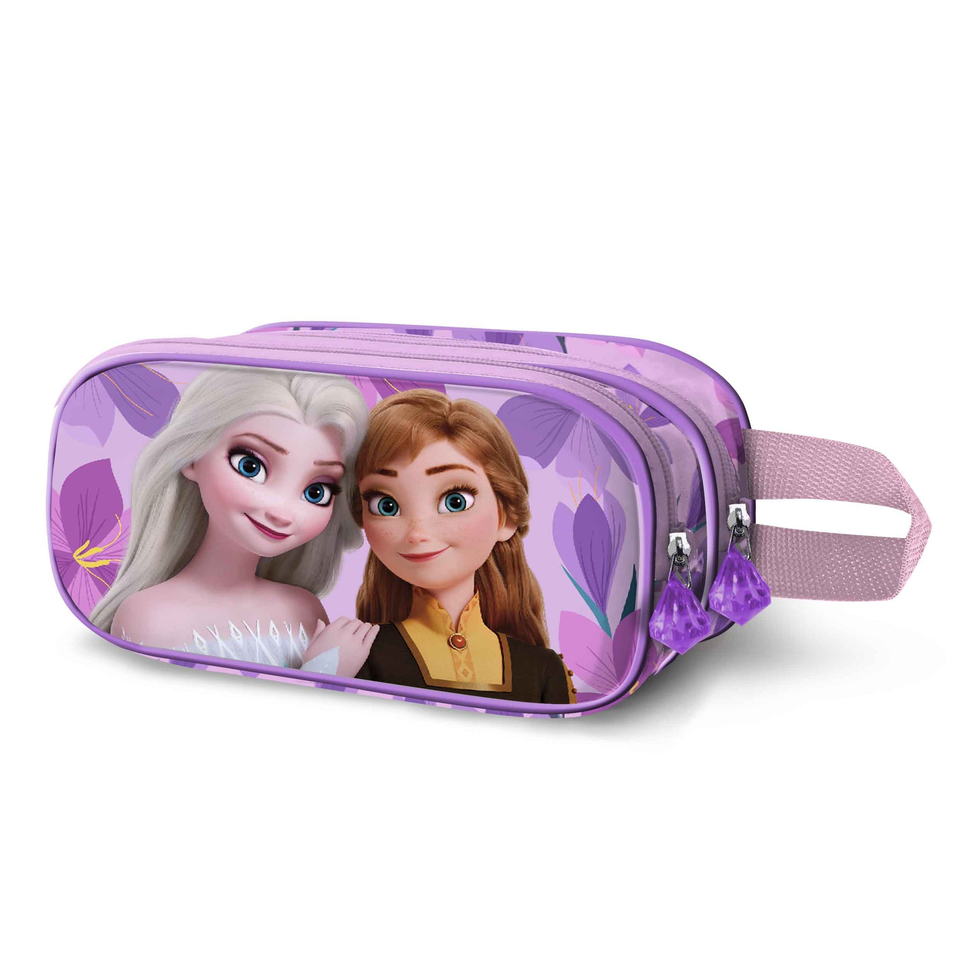Trousse 3D Double Disney La Reine des Neiges 2 « Violet »