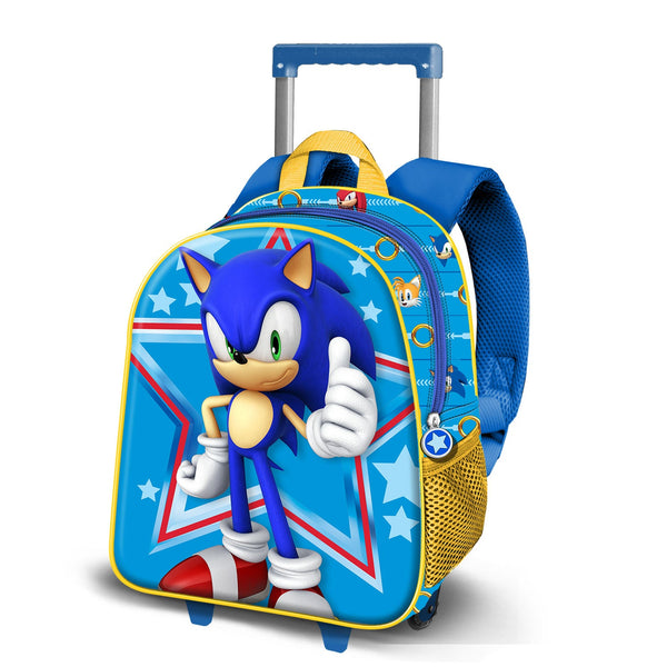 Sac à Dos 3D à Roulettes Petit Sonic the Hedgehog « Star »