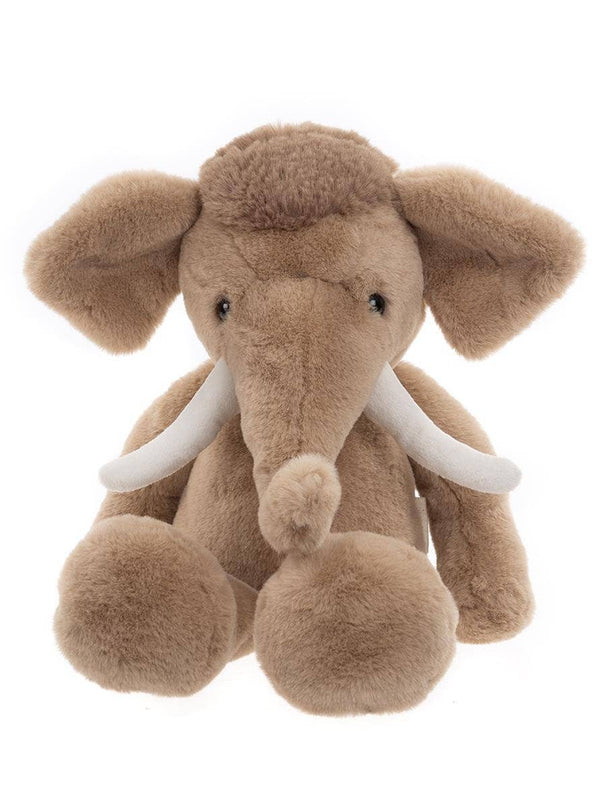Bear & Me Wally the Mammoth Plush Toy, Oat Brown