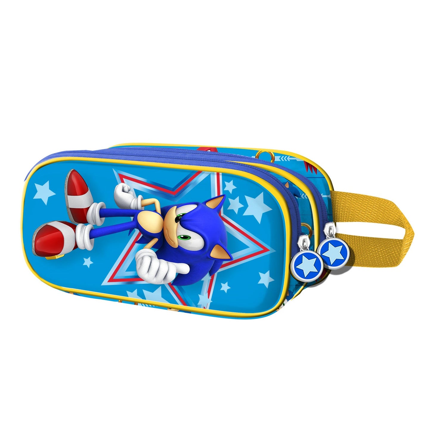 Trousse 3D Double Sonic the Hedgehog « Star »