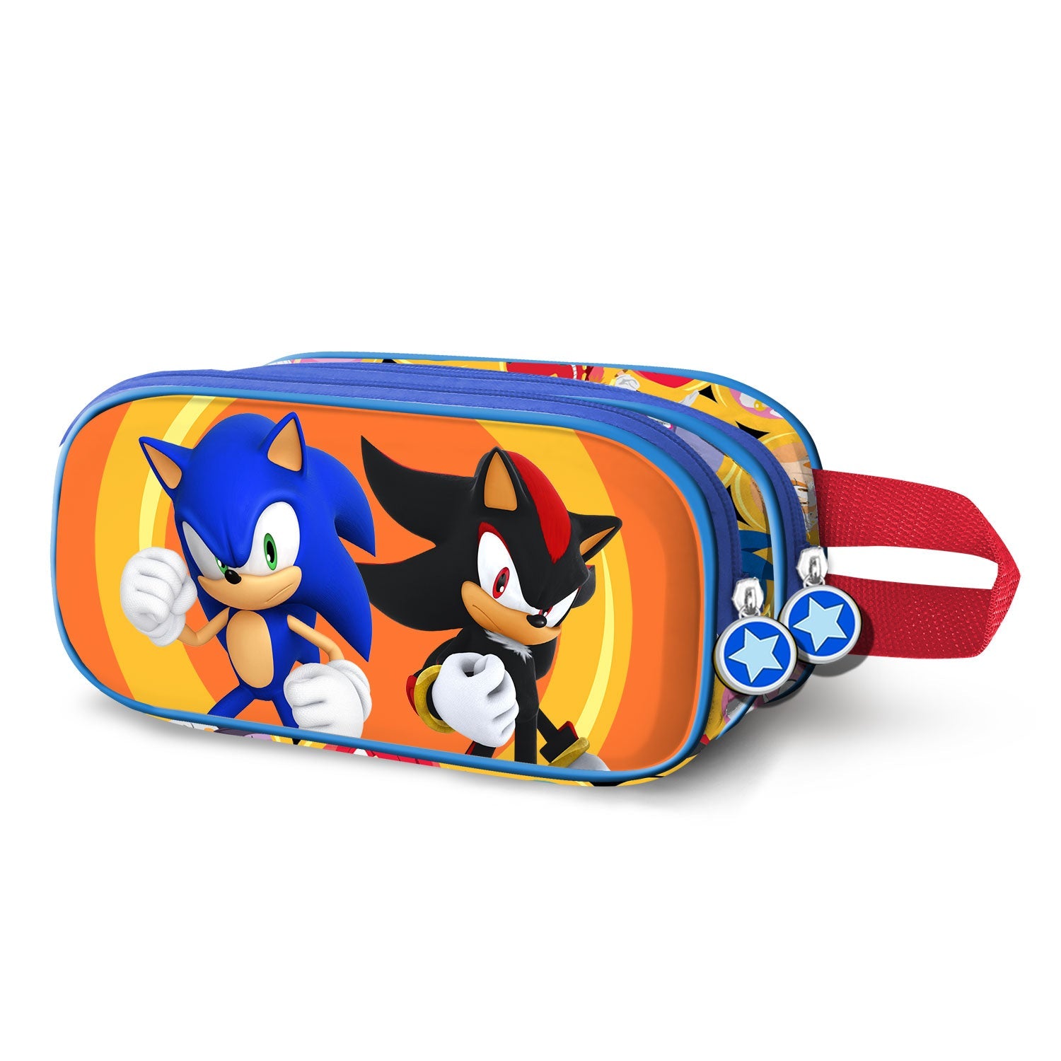 Trousse 3D Double Sonic the Hedgehog « Shadow »