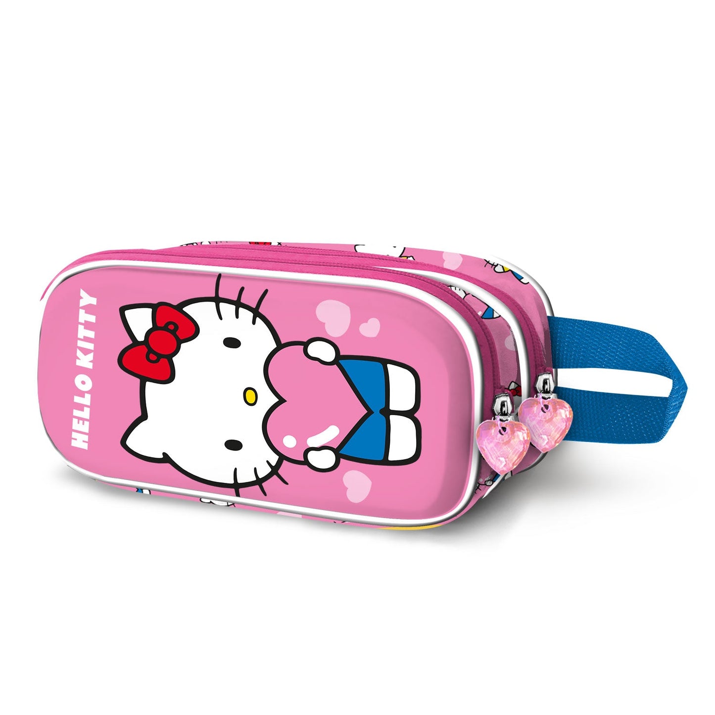 Trousse 3D Double Hello Kitty « Heart »