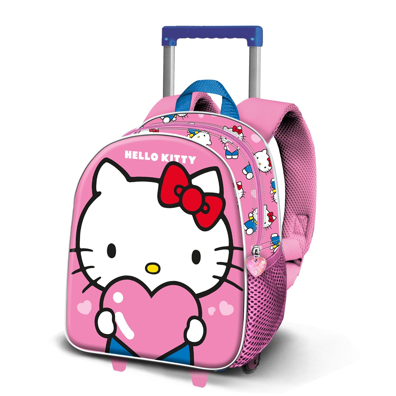Sac à Dos 3D à Roulettes Petit Hello Kitty « Heart »