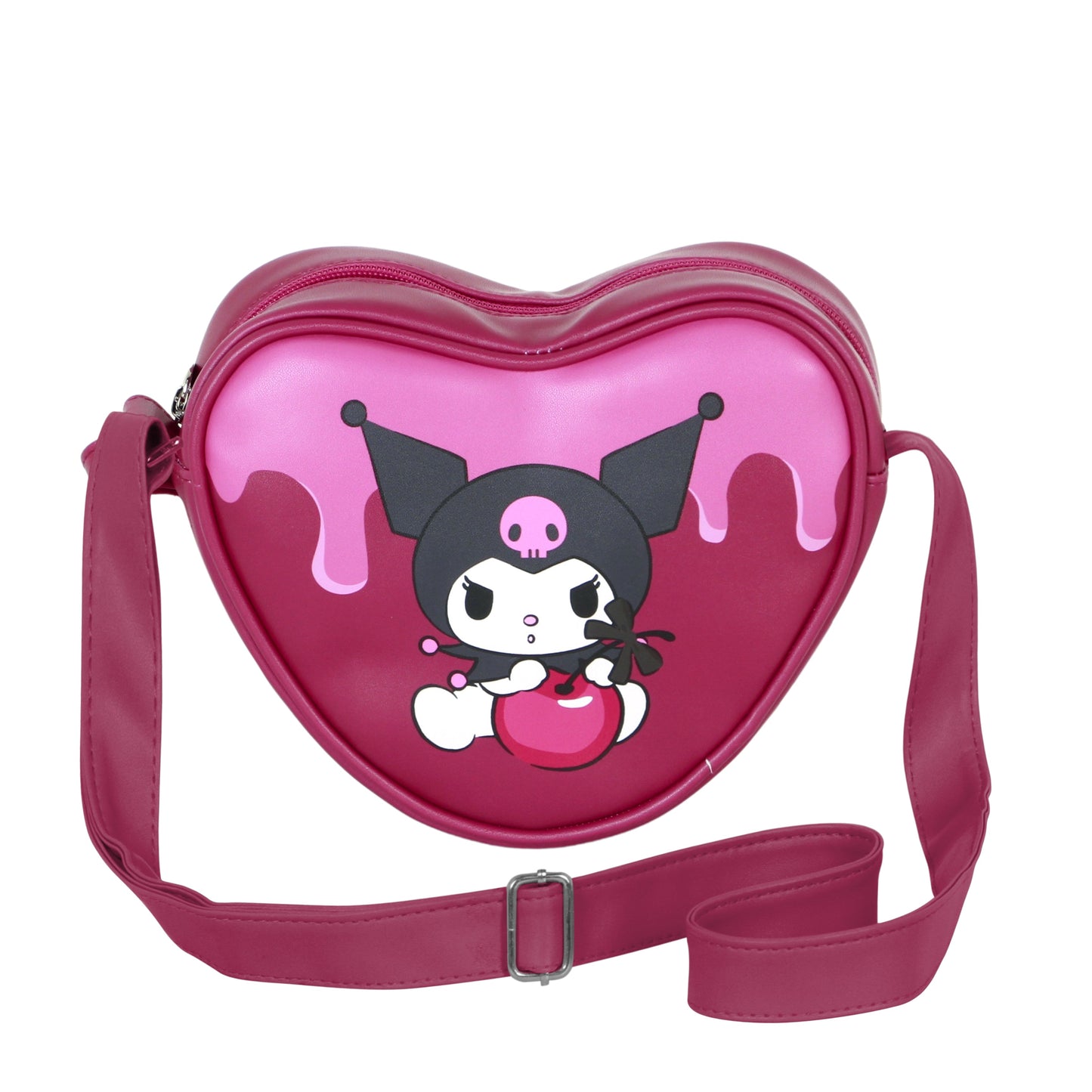 Sac à Bandoulière Coeur Casual Hello Kitty « Kuromi Cherry »