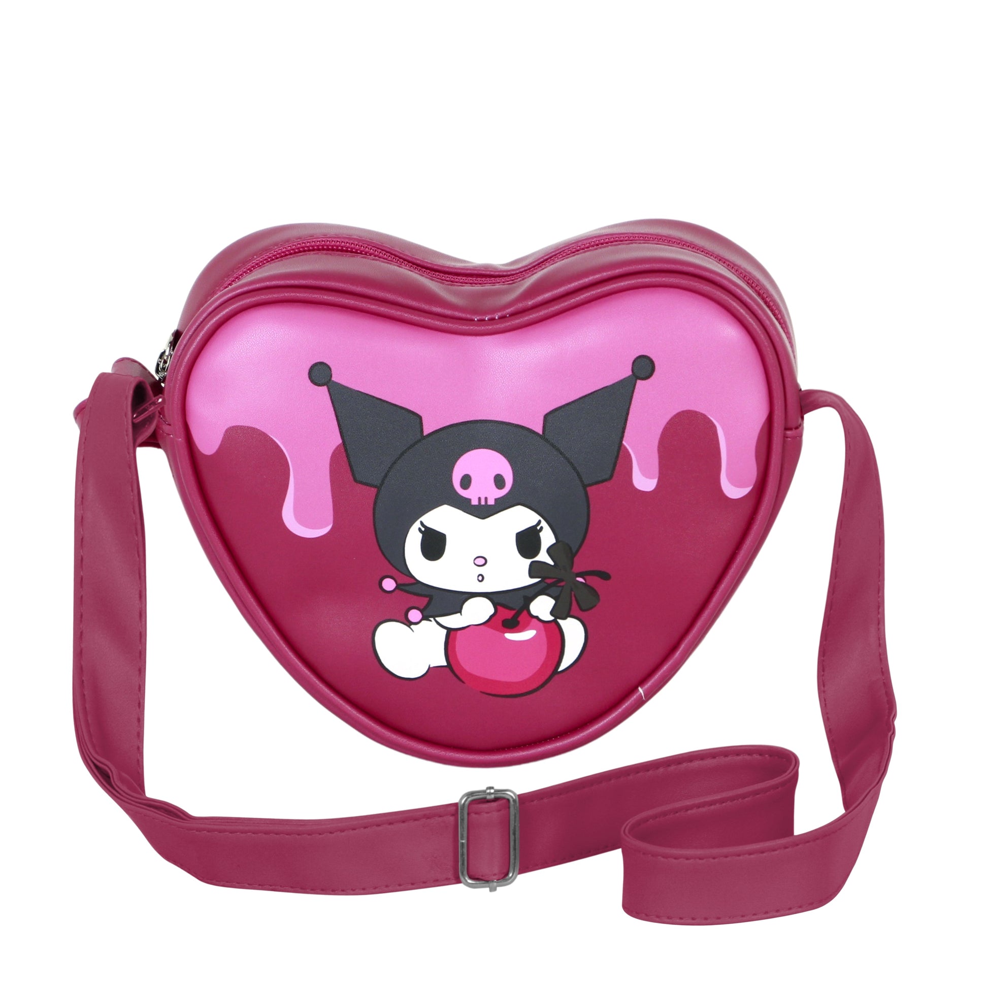 Sac à Bandoulière Coeur Casual Hello Kitty « Kuromi Cherry »