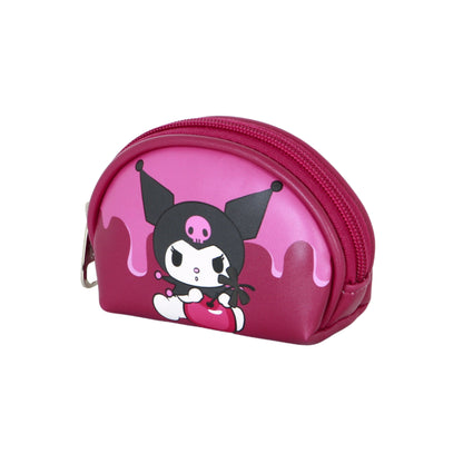 Porte-Monnaie Ovale Casual Hello Kitty « Kuromi Cherry »