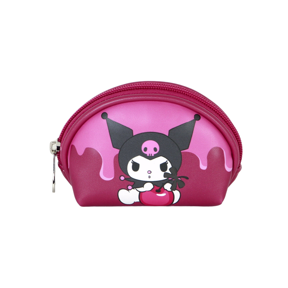 Porte-Monnaie Ovale Casual Hello Kitty « Kuromi Cherry »