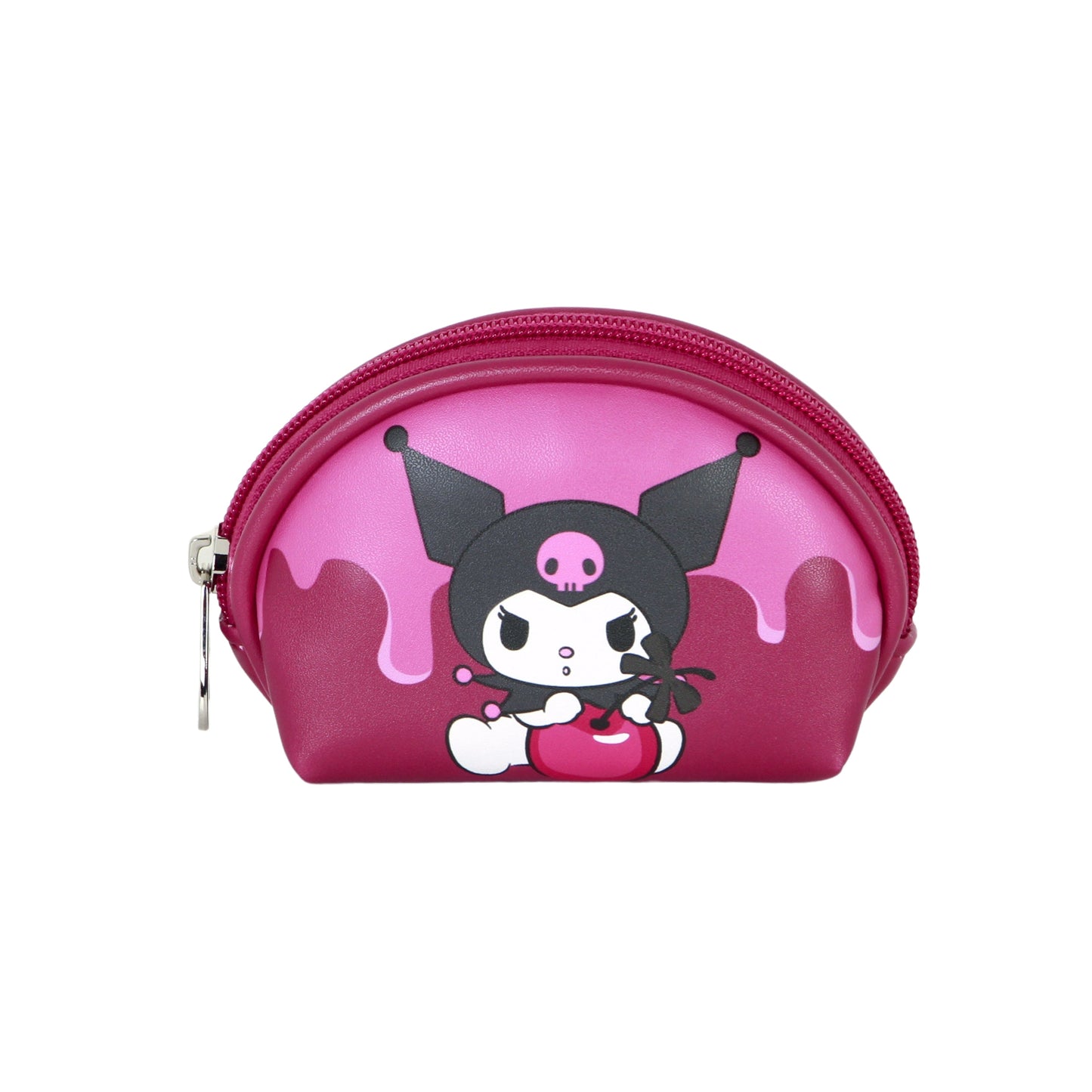 Porte-Monnaie Ovale Casual Hello Kitty « Kuromi Cherry »