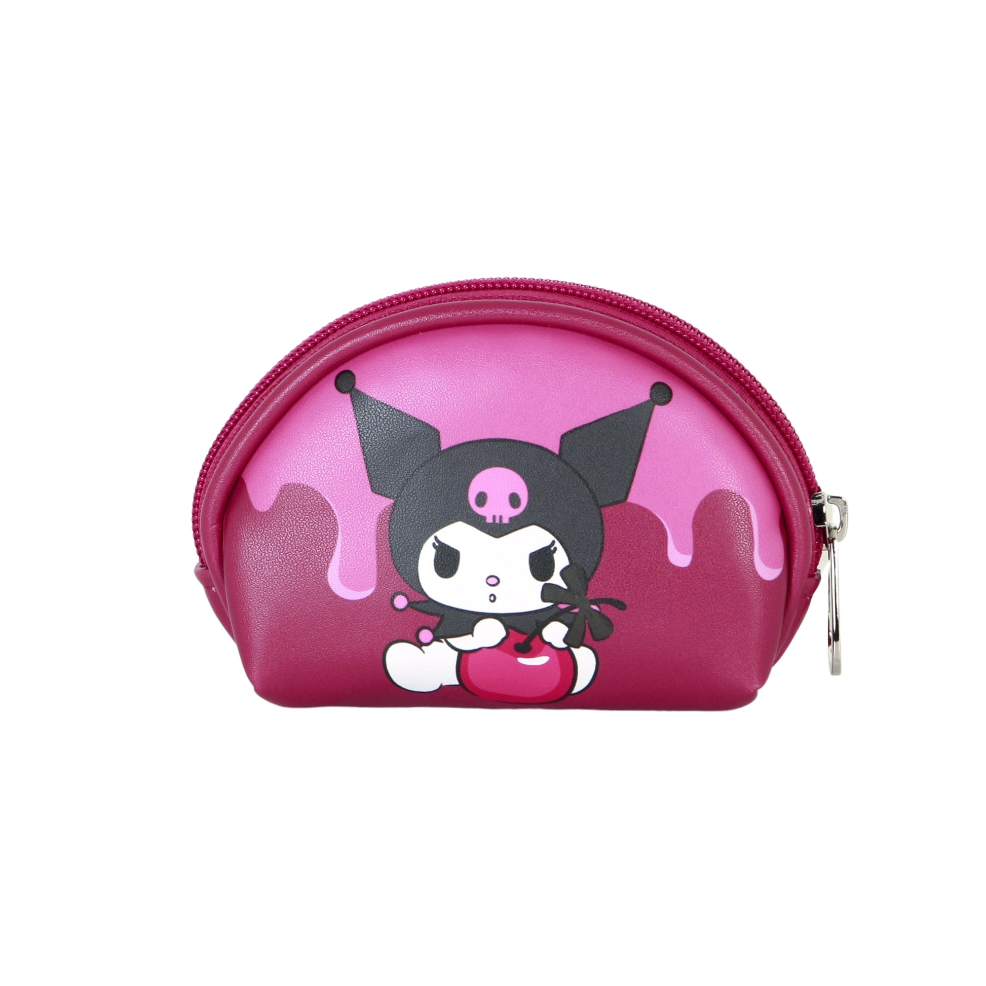 Porte-Monnaie Ovale Casual Hello Kitty « Kuromi Cherry »