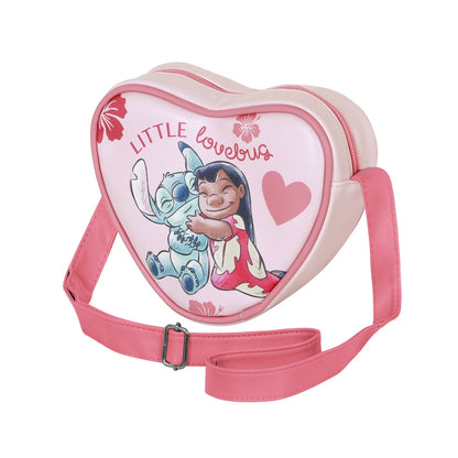Sac à Bandoulière Coeur Casual Disney Lilo & Stitch « Lovebug »