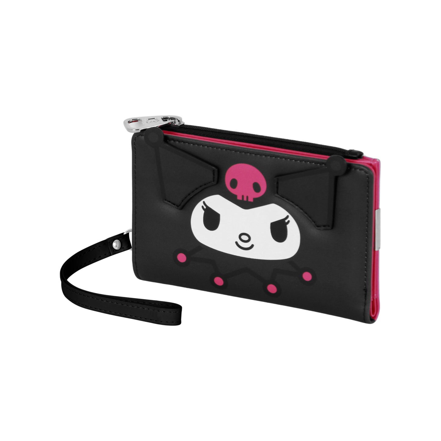 Portefeuille slim Hello Kitty « Kuromi Face »