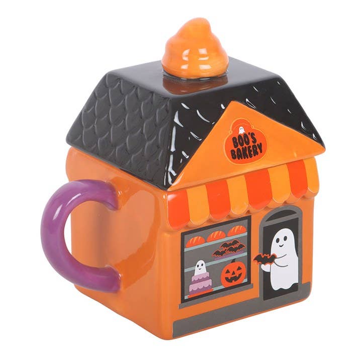 Mug à couvercle Halloween de Boo's Bakery