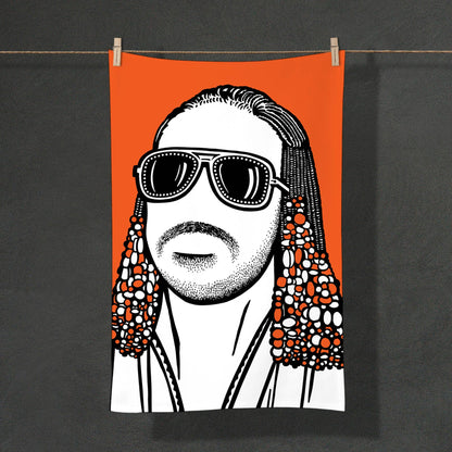 "Stevie Wonder" tea towel
