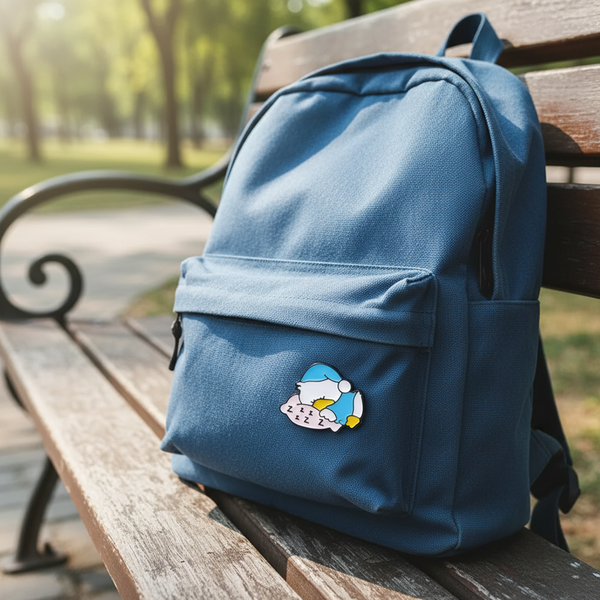 Photo produit - Pin's Canard Blanc Endormi