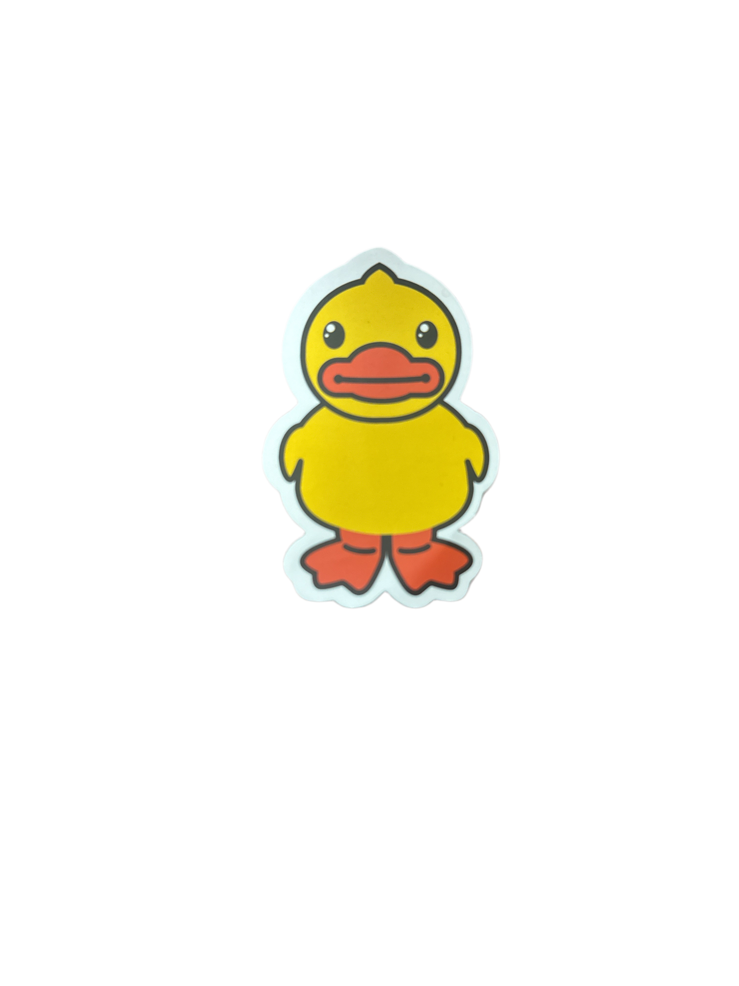 Standing Yellow Duck Sticker