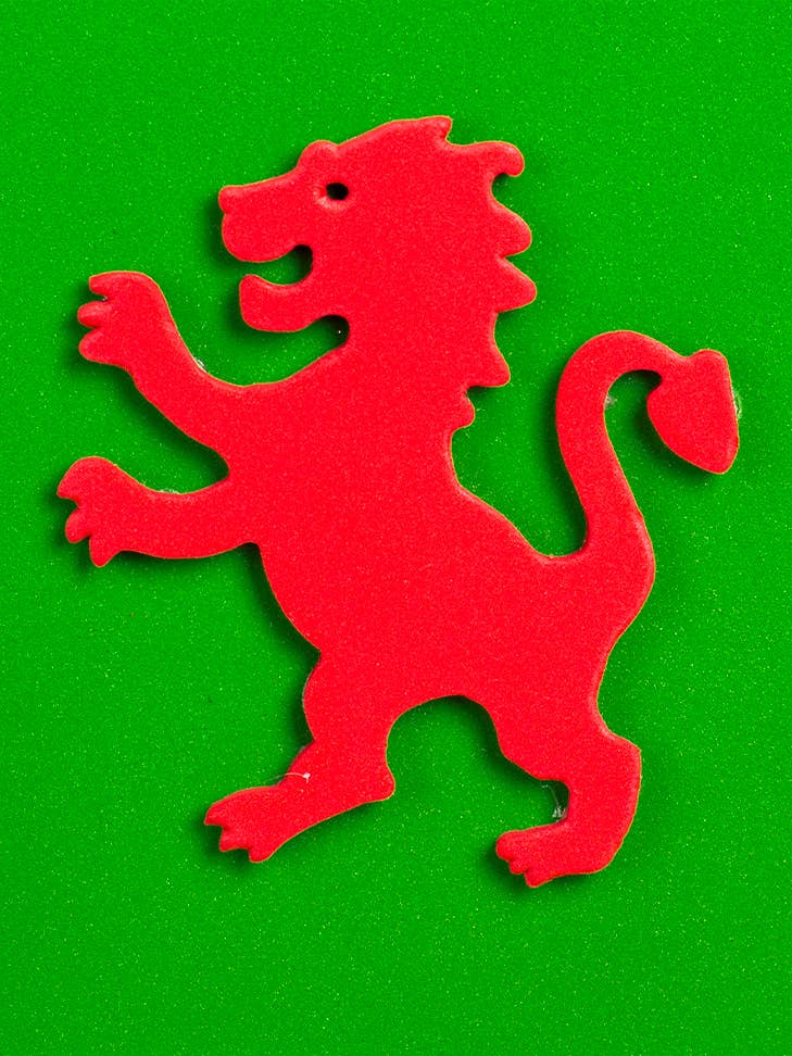 Bouclier Softik Vert avec Lion