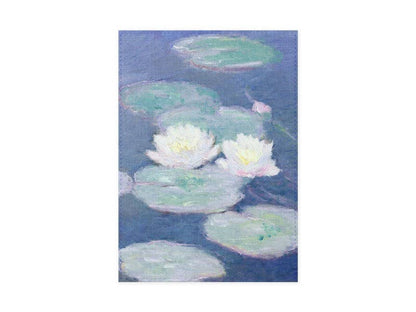 Torchon Monet, Nymphéas à la lumière du soir