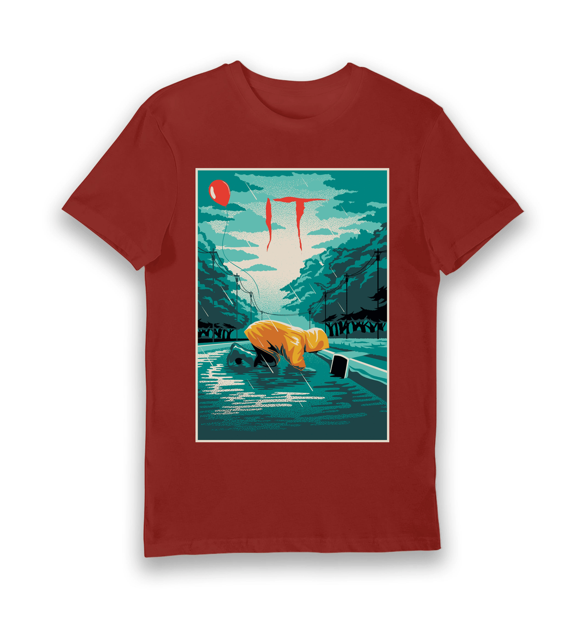 T-shirt adulte IT affiche Pennywise