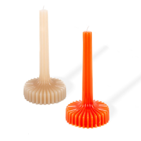 Bougie Décorative Orange S2 Haute Helio Ferretti Vue 2
