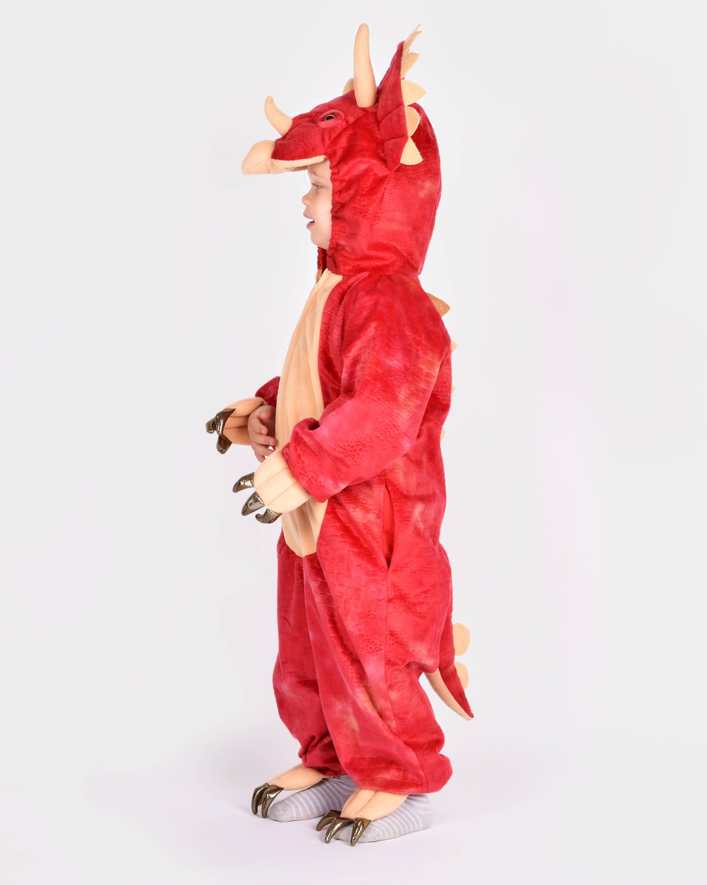 Triceratops dinosaur costume for children 4-6 years old (110-116 cm)