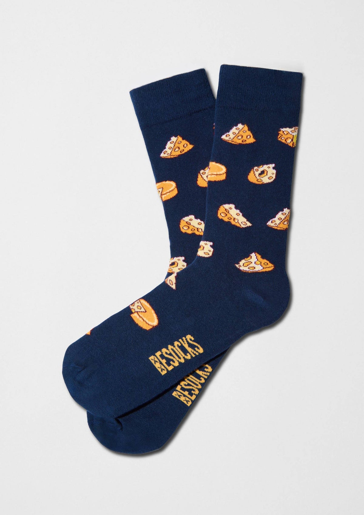 BeCheese Navy - Chaussettes 100 % coton biologique: Bleu / 36/40