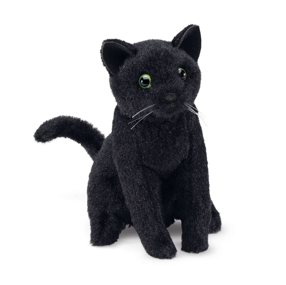 Marionetta da dito a forma di gatto nero