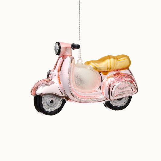 Retro Pink Scooter Hanging Decoration