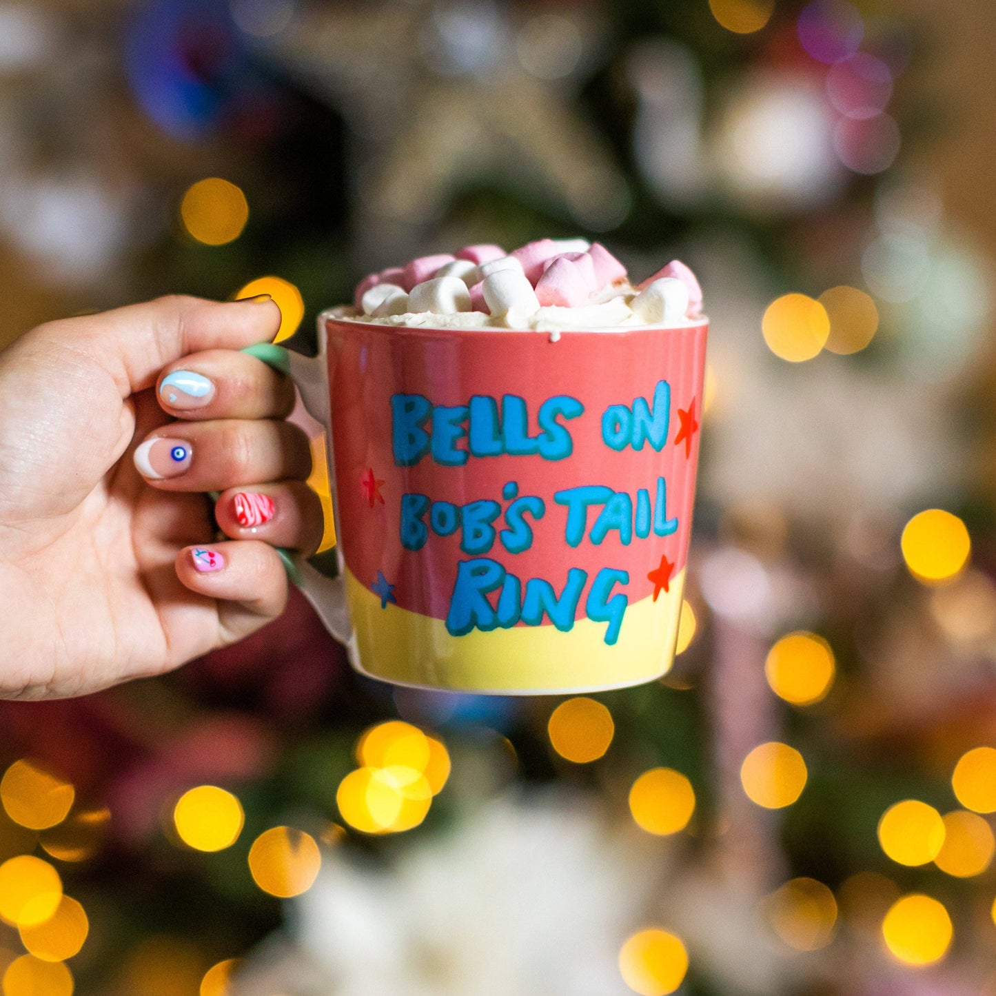 Mug Dachshund Bob “Bells on Bob's Tail Ring”