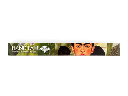 Hand fan, Portrait with Hummingbird, Frida Kahlo