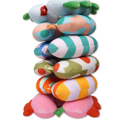 Coussin de Voyage 3d Pétale Bleu Clair Helio Ferretti Vue 3