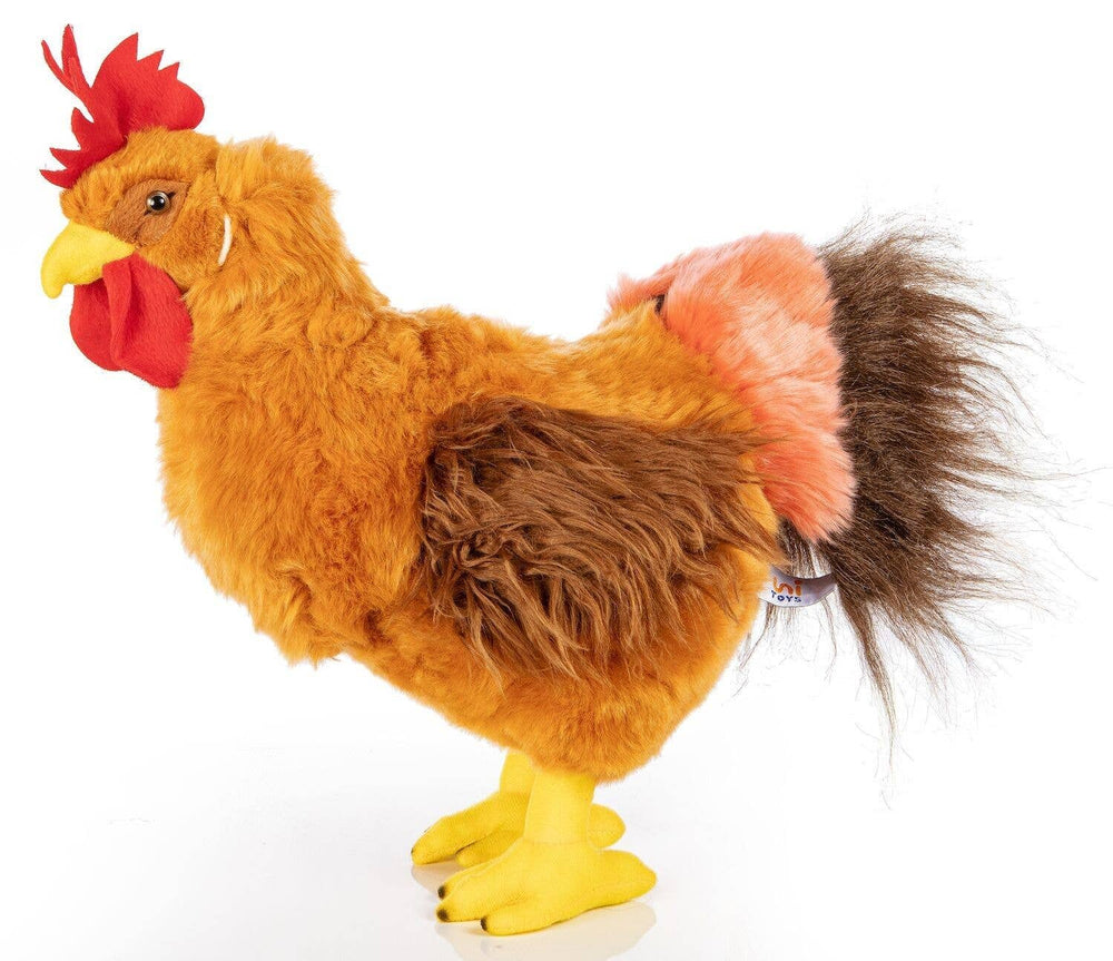 Peluche Coq Brun