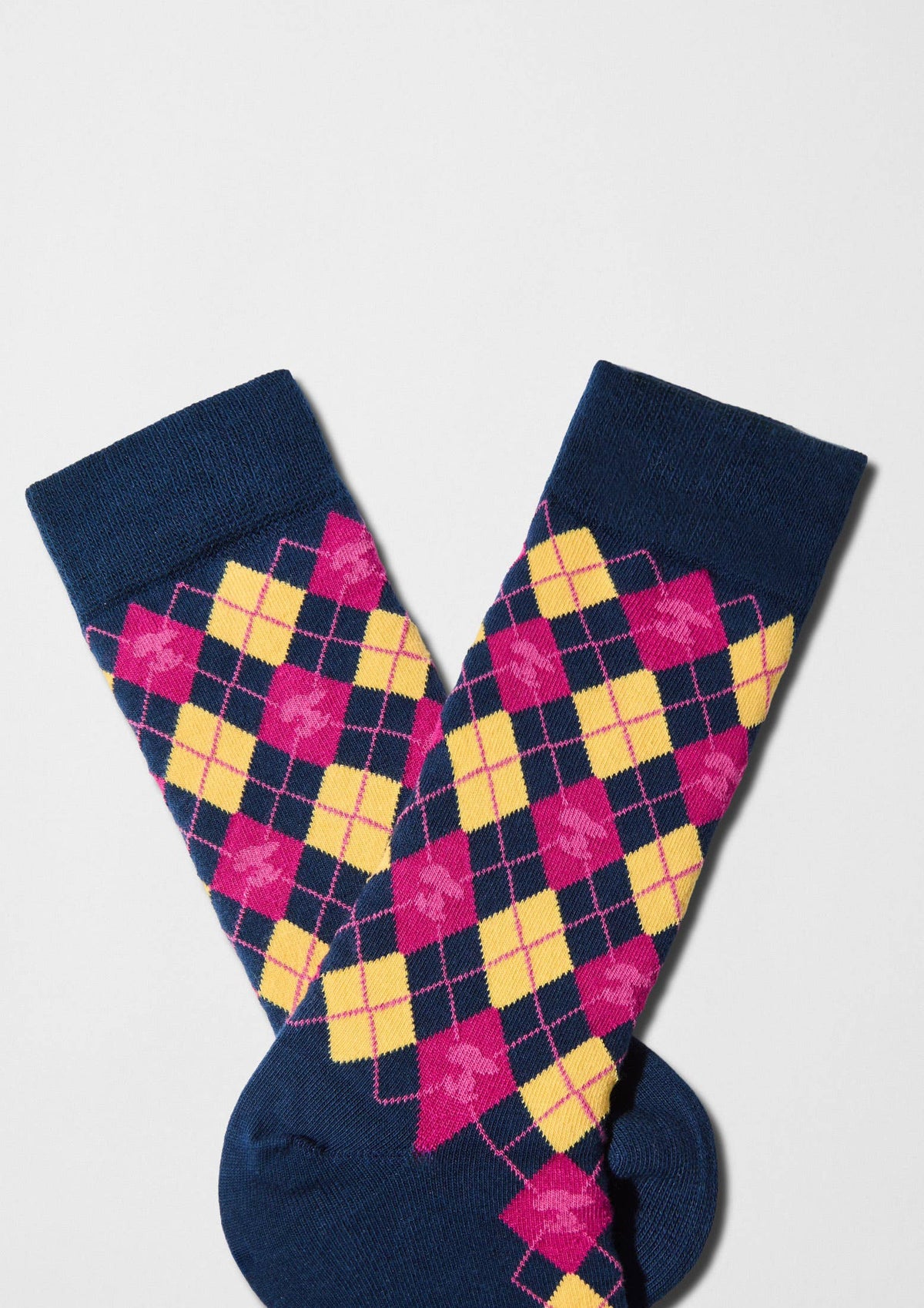 BeSnoopy Diamants Bleu marine - Chaussettes 100 % coton biologique