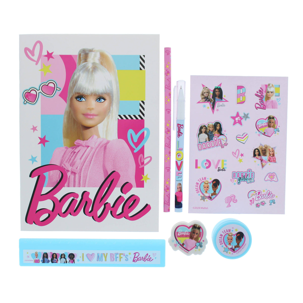 Barbie Girl Stationery Set