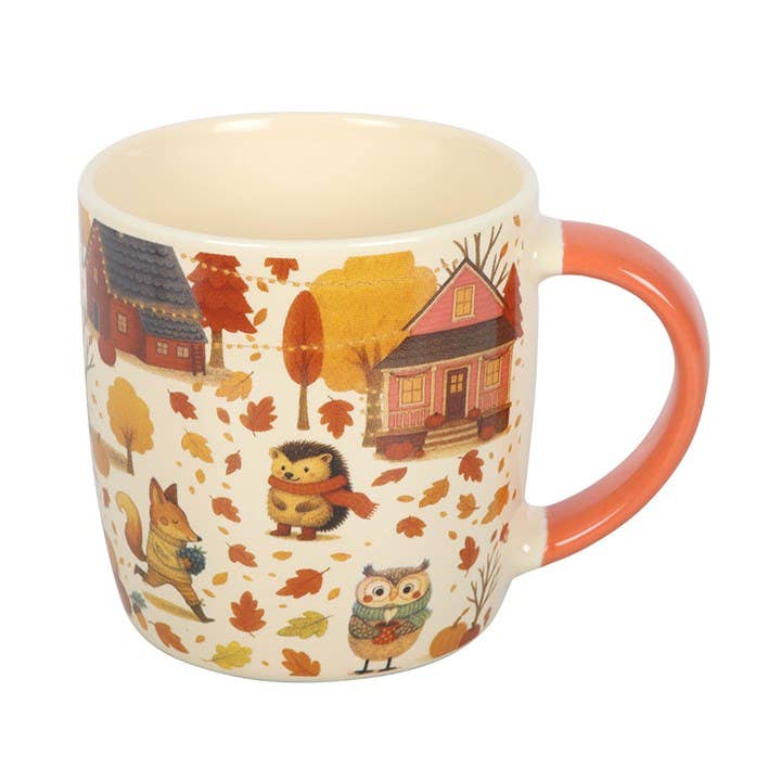Ensemble Creature Comforts : mug d'automne et passoire à thé