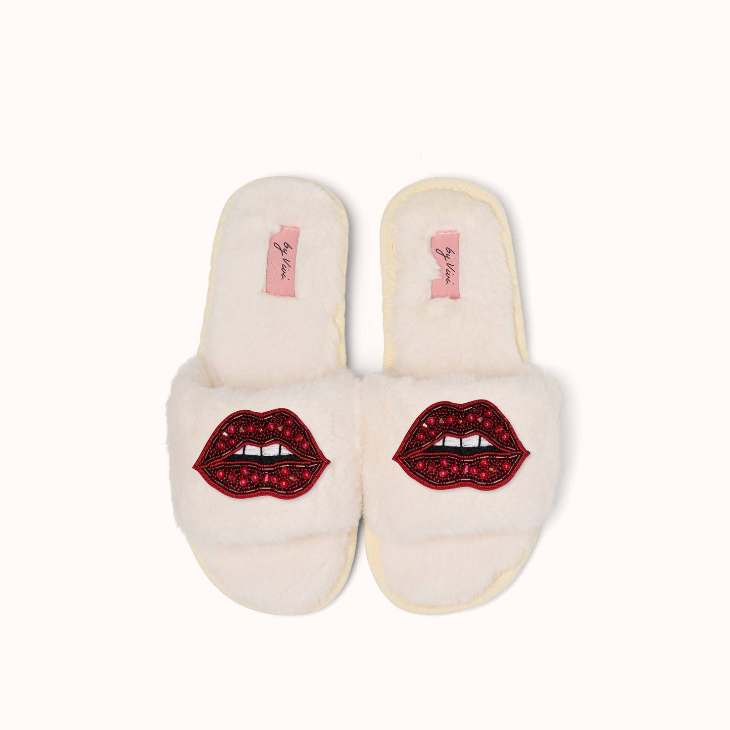 Paire de broches pour Chaussons - Lèvres