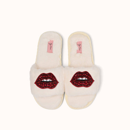 Paire de broches pour Chaussons - Lèvres