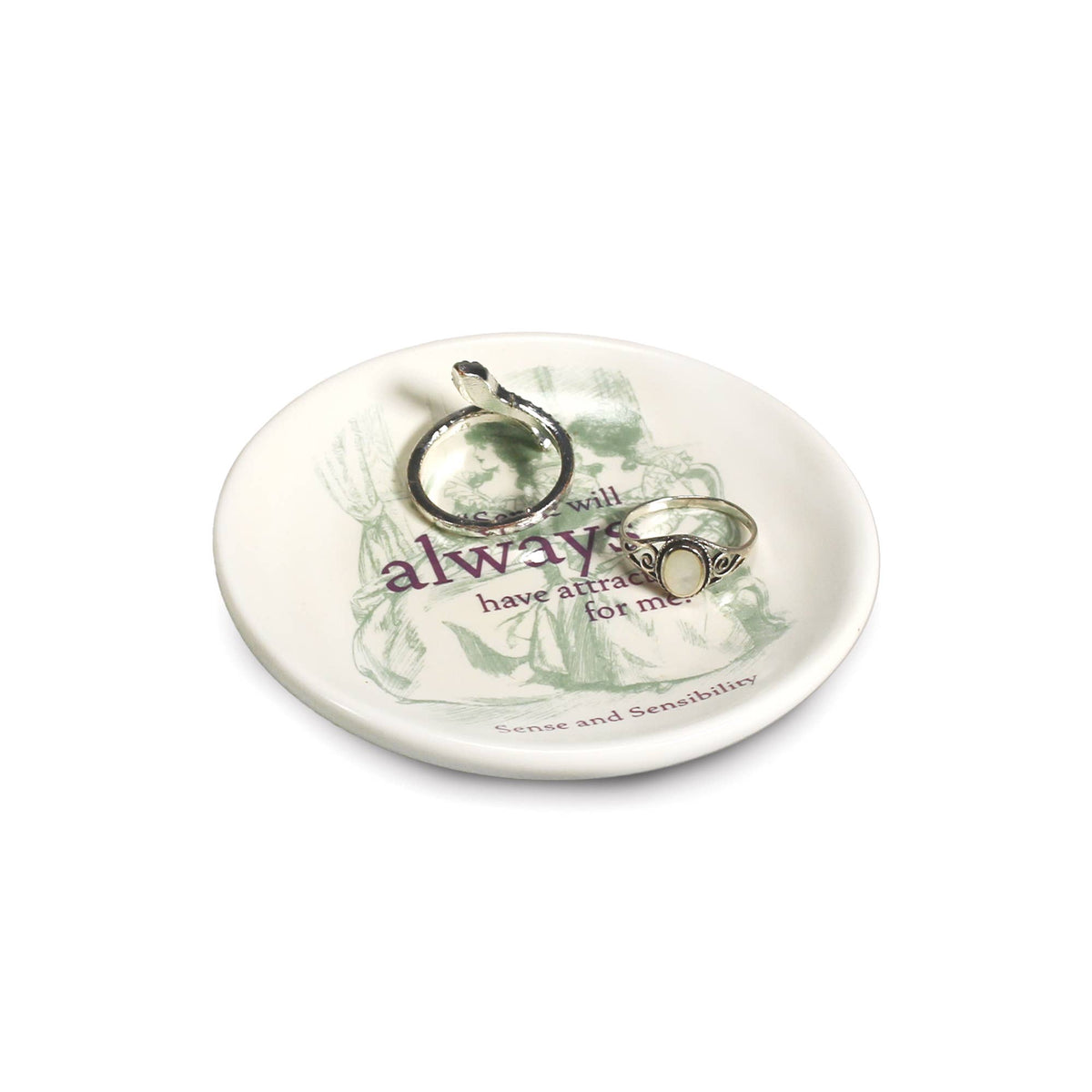 Piatto portagioie (8 cm) - Pulteney Press (Jane Austen)