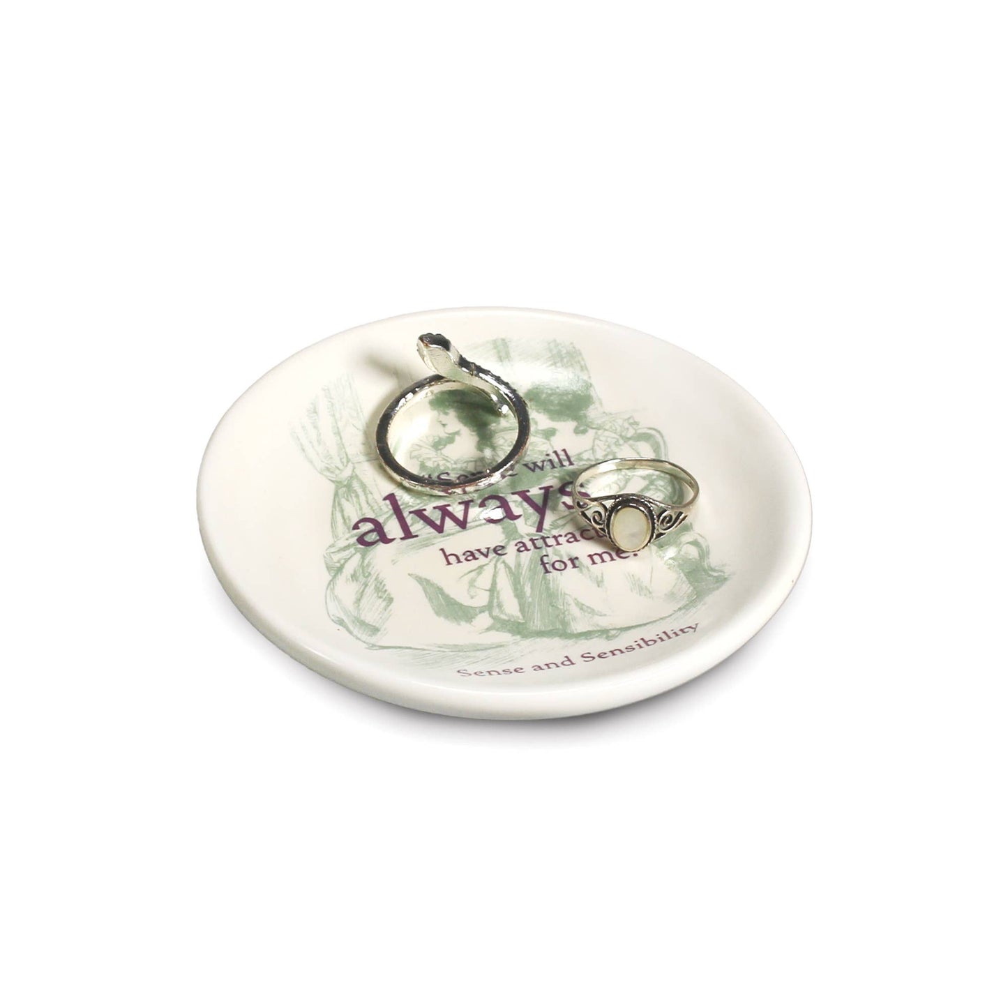 Piatto portagioie (8 cm) - Pulteney Press (Jane Austen)